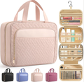 Large Travel Cosmetic Bag with Waterproof Hanging Hook