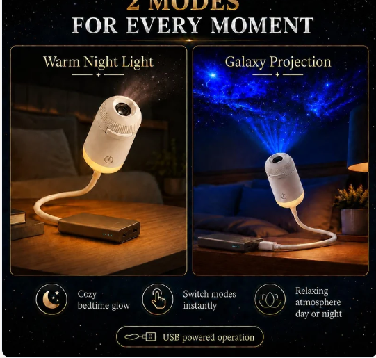 Portable Mini USB Starry Sky Projection Lamp