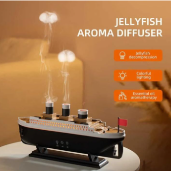 Titanic Steam Ship Design Humidifier Diffuser for Home