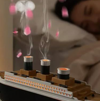 Titanic Steam Ship Design Humidifier Diffuser for Home